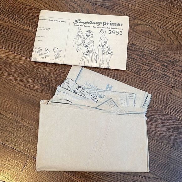 Vtg 1959 Simplicity woman’s dress pattern - Picture 5 of 5